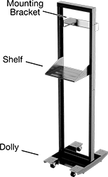 Image of System. Rack Shown with Accessories. Front orientation. Contains Annotated. Electronics Racks. Freestanding Electronics Racks.