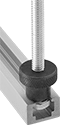 Image of ProductInUse. Front orientation. T-Tracks. Locknuts.