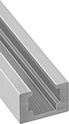 Image of Product. Front orientation. T-Tracks. T-Tracks, Single Profile Straight T-Tracks.