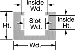 Image of Attribute. Front orientation. ZoomedIn view. Contains Annotated. T-Tracks.