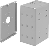Image of Product. Front orientation. Thermostat Guards. Painted Steel, Solid Base, Snap-On Cover.