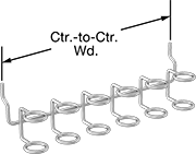 Image of Product. Front orientation. Contains Annotated. Pegboard Tool Holders. Pegboard Tool Holders, Style E.
