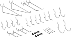 Image of Product. Front orientation. Pegboard Organizer Kits. Pegboard Organizer Kits.