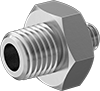 Miniature Low-Pressure Aluminum Threaded Pipe Fittings