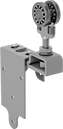 Image of Product. Style C. Front orientation. Style C. Curved Roller Tracks for&nbsp;Doors,&nbsp;Curtains,&nbsp;and Strip Doors.