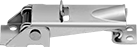 Image of Product. Front orientation. Draw Latches. Adjustable-Grip Padlockable Draw Latches, Style A.