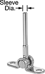 Image of Product. Front orientation. Contains Annotated. Wire Rope End Fittings. Mounting-Plate-End Compression-Grip Wire Rope End Fittings—Not for Lifting.