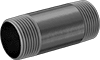 Thick-Wall Galvanized Iron and Steel Threaded Pipe Nipples and Pipe