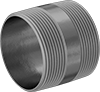 Thick-Wall Galvanized Iron and Steel Threaded Pipe Nipples and Pipe