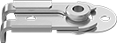 Image of Product. Front orientation. Draw Latches. Slide-Snap Draw Latches, Down Handle Position.