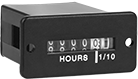 Image of Product. Front orientation. Hour Meters. Panel-Mount Electrically Actuated Hour Meters, Screw On, Style D.