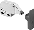 Image of Product. Front orientation. Push-to-Close Latches. Push-to-Open Roller Latches.