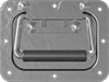 Spring-Loaded Unthreaded Through-Hole-Mount Folding Pull Handles with Mounting Plate