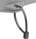 Image of ProductInUse. Front orientation. Cable Ties. Tamper-Evident Cable Ties.
