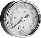 Image of Product. Front orientation. Pressure Gauges. High-Flow Precision Compressed Air Regulators.