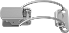 Image of Product. Front orientation. Draw Latches. Draw Latches, Style D.