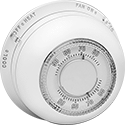 Image of Product. Style B. Front orientation. Style B. Low-Voltage Thermostats.