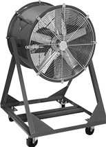 Image of Product. Front orientation. Fans. Hazardous Location Jet Stream Fans, Wheels.