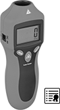 Image of Product. Front orientation. Contains MultipleImages. Tachometers. Noncontact Tachometers with Certificate of Calibration.