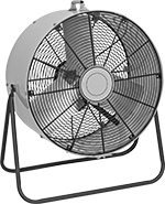 Image of Product. Front orientation. Fans. Office Floor Fans, Polyethylene Housing.