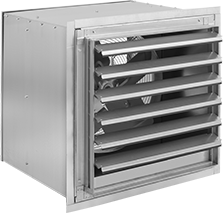 Image of Product. Front orientation. Exhaust Fans. Direct-Drive Wall-Mount Exhaust Fans with Louvers.