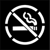 Image of Product. Front orientation. Stencils. Symbol Stencils, No Smoking.