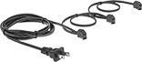 Image of Product. Front orientation. Power Cords. Power Cords for Equipment-Cooling Fans, Splitters.