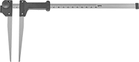 Image of Product. Front orientation. Calipers. Large-Job Slide Ruler Calipers.