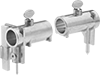 Compass Point-Holding Clamps for Pipes