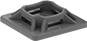 Image of Product. Front orientation. Cable Tie Mounts. Metal-Detectable Cable Tie Mounts, Adhesive Back.