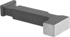 Image of Product. Front orientation. Rivet Tool Bucking Bars. 6 3/8" Overall Length.