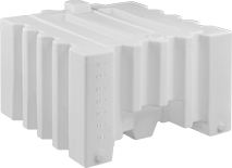 Image of Product. Front orientation. Tanks. Plastic Tanks with Forklift Entry, Style A.