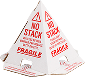 Image of Product. Front orientation. Stack-Prevention Shipping Cones.