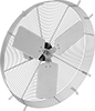 Direct-Drive Wall-Mount Exhaust Fans