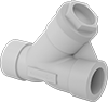 Socket-Connect Check Valves for Harsh Chemicals 
