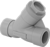 Socket-Connect Check Valves for Harsh Chemicals 