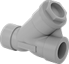 Socket-Connect Check Valves for Harsh Chemicals 
