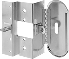 Image of Product. Front orientation. Door Lock Plates. Padlockable Door Lock Plates.