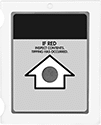 Image of Product. Front orientation. Labels. Tipped-Package-Indicating Shipping Labels .