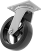 Economy Mauler Casters with Rubber Wheels