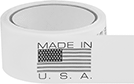 Image of Product. Front orientation. Packaging Tape. Message Packaging Tape, Made in U.S.A..