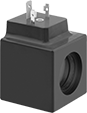 Image of Product. Front orientation. Solenoid Coils. Solenoid-Operated Block-Mount Hydraulic Directional Control Valves .