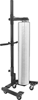 Image of ProductInUse. Stretch Wrap Sold Separately. Front orientation. Stretch Wrap Dispensers. Rolling Stretch Wrap Dispensers .