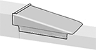 Image of ProductInUse. Shown Installed. Front orientation. Duct and Fittings. Rectangular Duct and Fittings, Straight Reducers.