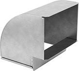 Image of Product. Front orientation. Duct and Fittings. Rectangular Duct and Fittings, 90° Elbow Connectors, Vertical Elbow.