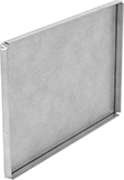 Image of Product. Front orientation. Duct and Fittings. Rectangular Duct and Fittings, End Caps.