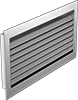Fixed-Blade Louvers for Block and Brick Walls