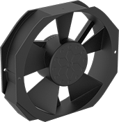 Image of Product. Front orientation. Fans. Equipment-Cooling Fans, Oblong.