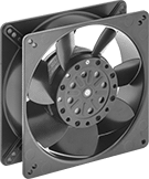 Image of Product. Front orientation. Fans. Equipment-Cooling Fans, Square.