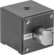 Image of Product. Front orientation. Variance Indicator Holder Bases. Magnetic Variance Indicator Holder Bases, Flat Bases, Magnetic-Release Switch.